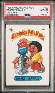 Garbage Pail Kids #18a Cranky Frankie PSA 8 OS1 1985 Matte Shipping Discounts - Picture 1 of 2