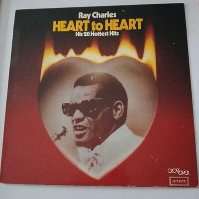 RAY CHARLES HEART TO HEART VINYL ALBUM LP (ORIGINAL 1980) FREE UK DELIVERY  - Image 1 of 4
