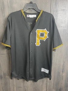Maglia MLB Majestic Pittsburgh Pirates Adam Frazier 2018 #26 taglia media adulto - Foto 1 di 8