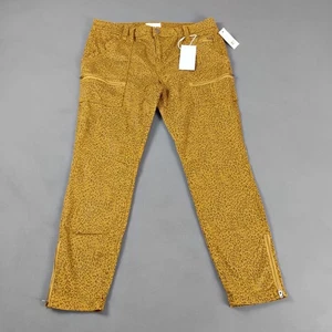 Jeans Joie alla caviglia donna taglia 32 strech multicolore stampa animalier nuovo con etichetta $248 - Foto 1 di 15