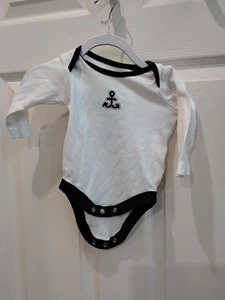 John Lewis Baby Boys Long Sleeved Allinone 0-3mths - Picture 1 of 2