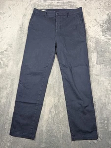 American Giant Hose Herren 32 Blau Chino Made in USA Freizeithose Gerades Bein - Bild 1 von 7