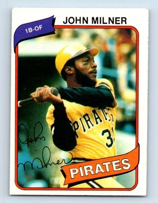 1980 O-Pee-Chee John Milner Pittsburgh Pirates #38 - Image 1 of 2