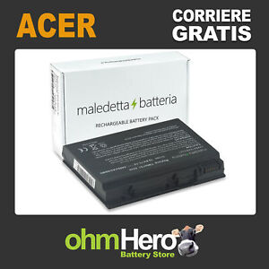 Batteria NERA 6 Celle per Acer Extensa 5220-200508