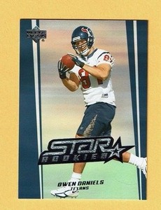 2006 Upper Deck ROOKIE # 268 Owen Daniels HOUSTON TEXANS