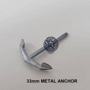Classic Anchor Set - Multiple Sizes 2 Metal Anchors for Model Ship/Boat Models - Picture 1 of 21
