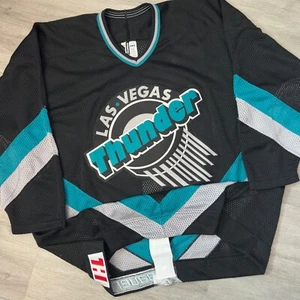 Team Issue Las Vegas Thunder Jersey 56 Bauer IHL  Authentic Pro Cut - Picture 1 of 6