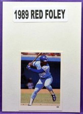 Bo Jackson Kansas City Royals 1989 Red Foley Best Baseball Book Ever Sticker #64