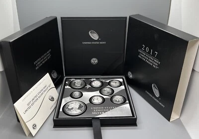 2017 United States MINT LIMITED EDITION SILVER COIN PROOF SET WITH COA - Image 1 of 4
