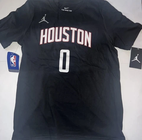 NWT BIG KIDS/ Youth Nike Houston Rockets Russell Westbrook Jersey T-Shirt Sz L Cover
