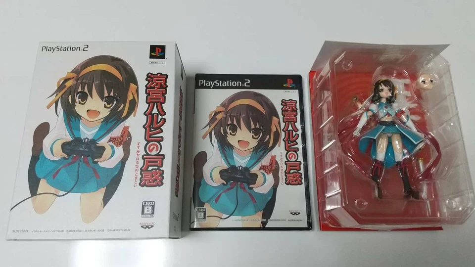 Suzumiya Haruhi no Tomadoi Limited Edition Sony Playstation 2 PS2 BANPRESTO - Image 1 of 2