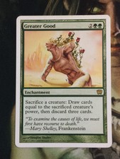 MTG 1x Greater Good x1 - 9th Edition *LP/MP* English