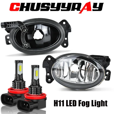 Pair LED Fog Light Lamp For Mercedes-Benz SL550 2007 2008 2009 2010 2011 2012 - Изображение 1 из 4