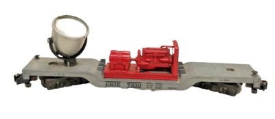 AMERICAN FLYER - 7210 ERIE DIECAST CAR w/ SEARCHLIGHT & GENERATOR READY-TO-RUN - Image 1 of 4