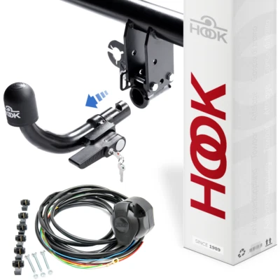 Gancio di traino estraibile per Suzuki Grand Vitara 2005-2010 + kit el. 13-poli - Immagine 1 di 4