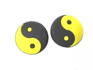 **NEW** 2X WILSON "YIN / YANG" TENNIS RACQUET SILICONE VIBRATION DAMPENERS - Picture 1 of 3