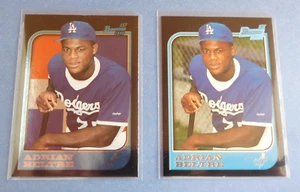 1997 Bowman Adrian Beltre #194 1st RC Base + International Foil - Picture 1 of 3