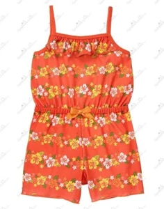 NWT GYMBOREE ISLAND DREAMS HIBISCUS PAJAMA ROMPER SZ XS(3-4) - Picture 1 of 1
