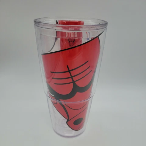 Chicago Bulls Tervis Tumbler 24 oz Logos All over NBA Hot And Cold EUC *No Lid* Cover