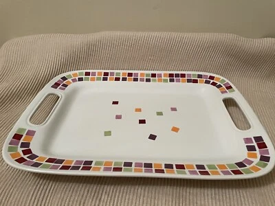 Simple Additions Pampered Chef 18" Rectangular Handled Tray - Image 1 of 4