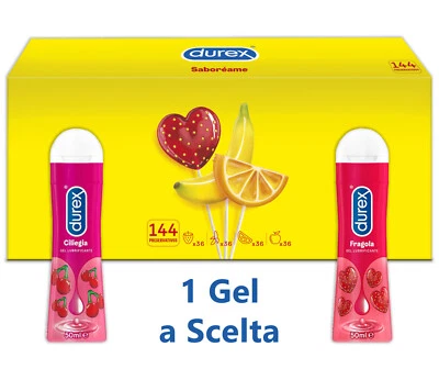 144 Preservativi Profilattici Durex TROPICAL Frutta + Gel Lubrificante Durex - Image 1 of 2