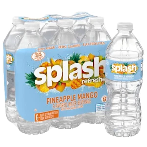 Botella de plástico refrescante para salpicaduras sabor piña mango bebida de agua 16,9 fl oz - Imagen 1 de 12
