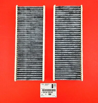 Filtro interior polen original Peugeot carbón activo 308 508 Astra L - 9804163480 Foto 1 de 4