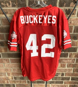 NCAA Ohio State Buckeyes 42 NCAA KA Inc. Red Mesh Jersey Men M - Picture 1 of 16
