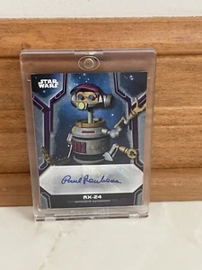 Topps Star Wars Paul Reubens autograph card - #2/10 - Picture 1 of 4