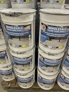 INDUSTRIAL GARAGE- WAREHOUSE FLOOR PAINT 5/10/20 LITRES VARIOUS COLOURS - Picture 1 of 12