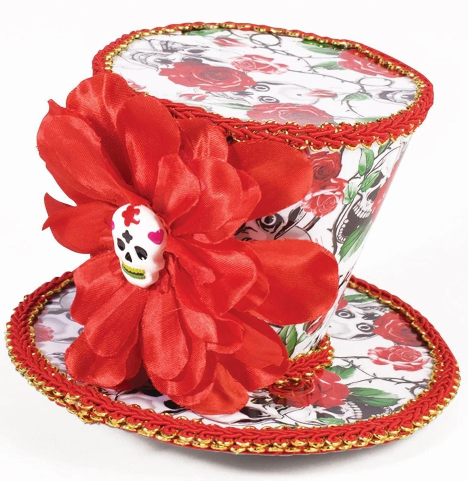Mini Disfraz Día de Muertos Sombrero de copa Foto 1 de 1