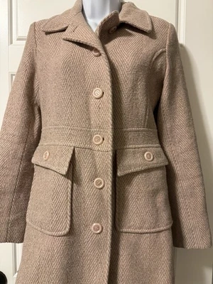 Chaquetón Frenchi rosa claro/lana bronceada - talla S Foto 1 de 4