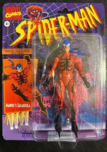 Marvel Legends Spider-Man Retro Tarantula 6" Actionfigur Brandneu - Bild 1 von 2