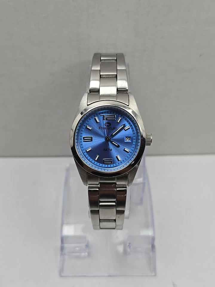 Reloj Freestyle Glam 61978 Mujer Cuarzo Azul Fecha 5ATM Acero Inoxidable Batería Nueva Foto 1 de 1