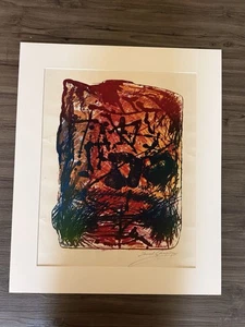 Samuel Quigley signierter abstrakter Druck (1995) - 20x24 - Private Galerie Kunst - Bild 1 von 2