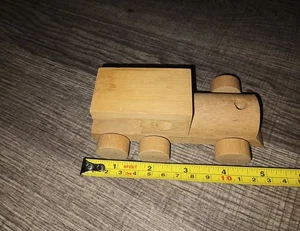 Vintage Wooden Train Car - Picture 1 of 5
