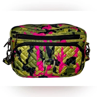 Bolso Convertible Lug Carrusel Camuflado Bandolera Cinturón Bolso Acolchado Verde Ejército Rosa Foto 1 de 4