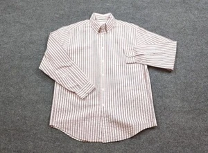Camisa Brooks Brothers Para Hombre Rayas Medianas Madison Manga Larga Algodón Negocios  - Imagen 1 de 7