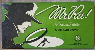 Vintage Mr. Ree The Fireside Detective Board Game 1946 Edition Selchow & Righter - Image 1 of 4
