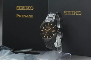 [EXCELENTE COMO NUEVO] Reloj para hombre SEIKO Presage SARX085 6R35-01K0 edición limitada zafiro negro - Imagen 1 de 12