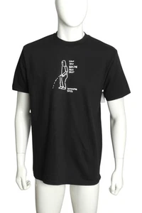 SUPREME- NWT 2025 Black Graphic Print T-Shirt, Size Medium - Picture 1 of 5
