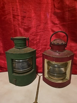  Linternas Lámparas Náuticas Barco Luz Puerto Aborda Foto 1 de 4