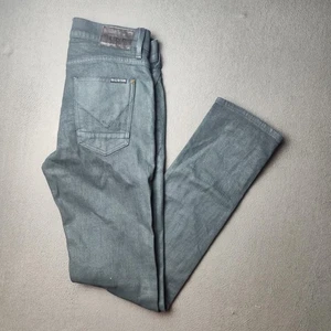 Hudson Sartor Slouchy Skinny Jeans Mens 31x33 Denim Button Fly Stretch Slim - Picture 1 of 12