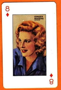 Ginger Rogers/Screen Legends Swap Playing Card/1991 - Picture 1 of 2