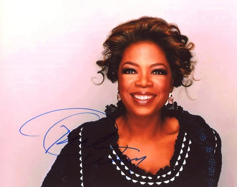 Oprah Winfrey Signed 10x8 Photo AFTAL#217 OnlineCOA Cover