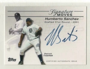 Actualización Topps 2005 firma movimientos autógrafo Humberto Sánchez Tigers automático BV $25 - Imagen 1 de 1