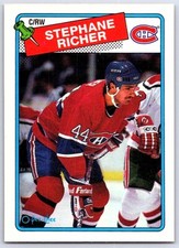 1988-89 O-Pee-Chee Stephane Richer Montreal Canadiens #5