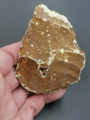 Middle Paleolithic Neanderthal France Mousterian Point Levallois Nice patina - Image 1 of 4