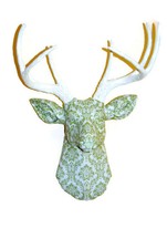 Faux Taxidermy Authentic Fabric Deer Head Wall Mount