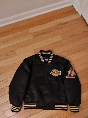 Los Angeles Lakers NBA Vintage JH Design Toddler Black Bomber Jacket Size 4 - Image 1 of 4